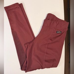 Kerrits Knee Patch Riding Tights in Rusty Red